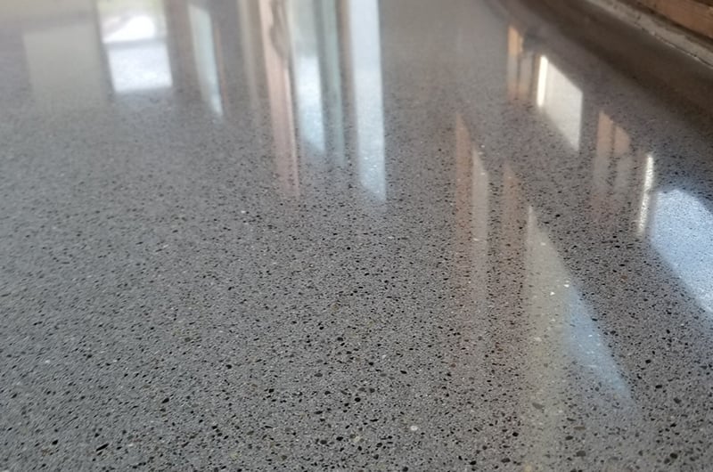 polished concrete floor